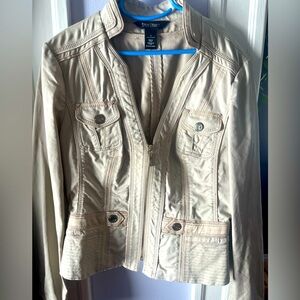 White House Black Market Tan Jacket